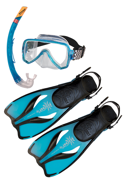 Beuchat Adult Oceo Mask/Snorkel/Fin Set